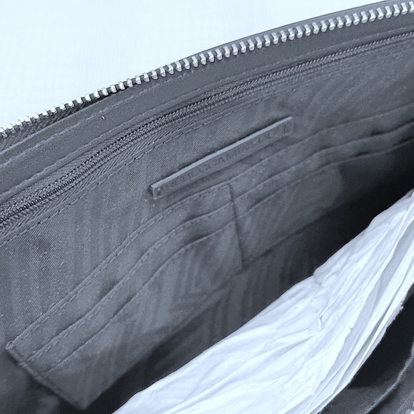 (Sold Out) Brand New Rebecca Minkoff Fine Leather Clutch Bag/ Studs and Zippers. - Picture 8 of 14